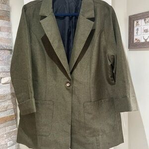 Elegant Olive Women's Blazer